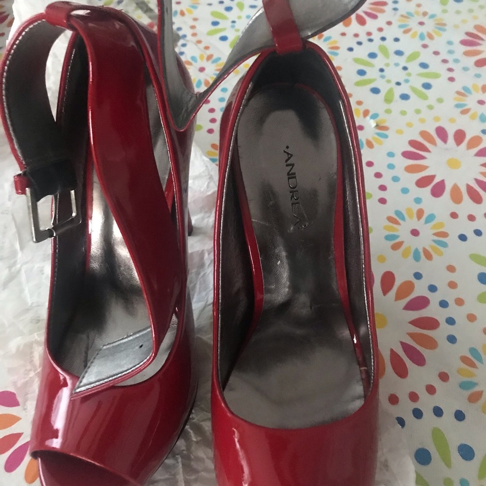 Beautiful red high heels